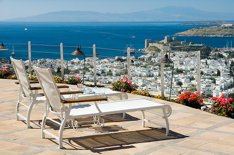 A view of Bodrum Town